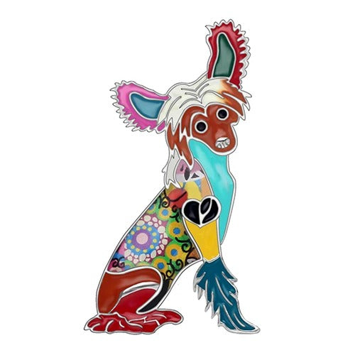 Artistic Chinese Crested Necklace / Brooch