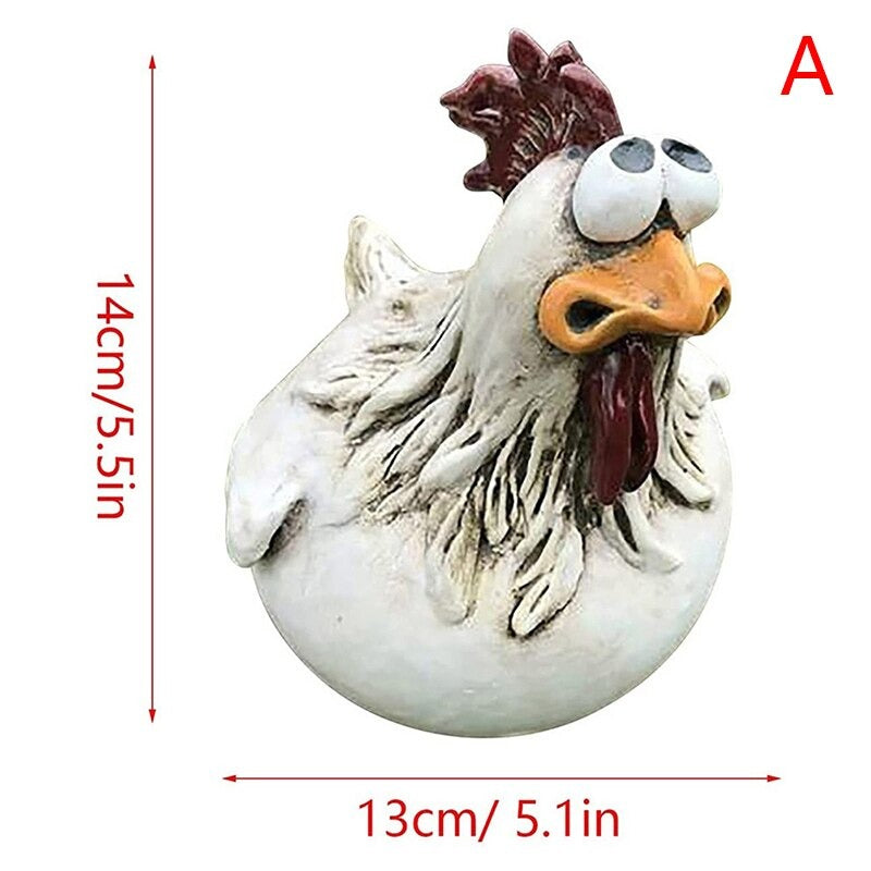 Chicken fence Statues by Style's Bug - Style's Bug
