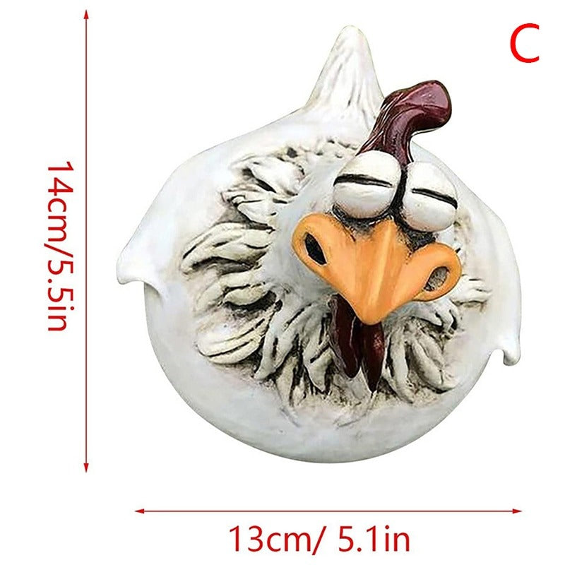 Chicken fence Statues by Style's Bug - Style's Bug