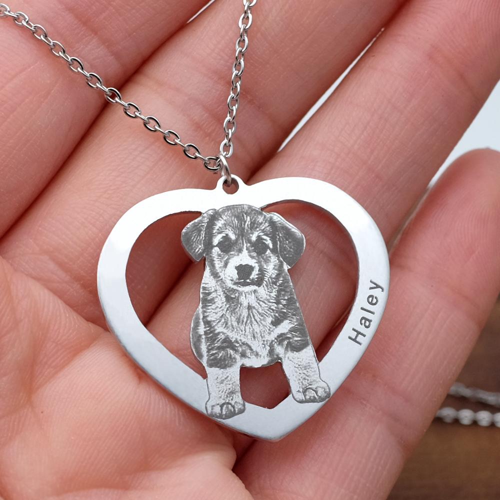 PAWsonalized Pet memorial jewelry by Style's Bug - Style's Bug Heart Necklace
