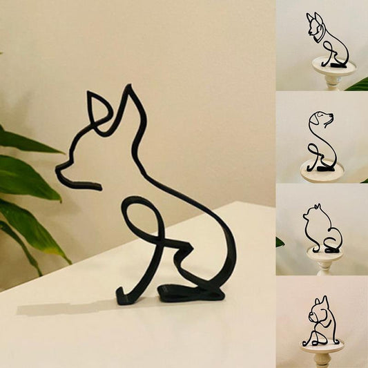 Realistic Dog shaped Standing ornaments - Style's Bug