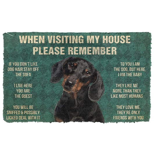 " Dachshund Rules " mats by Style's Bug - Style's Bug
