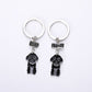 Poodle keychains by Style's Bug (2pcs pack) - Style's Bug Black - Best + friend keychains (two)