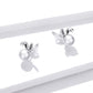 "Floppy ear pearl Bunny" earrings by SB - Style's Bug
