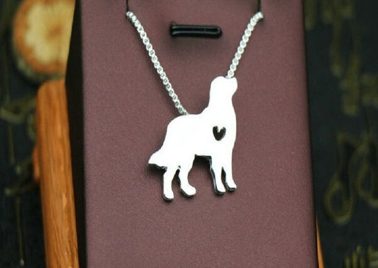 Realistic Bernese mountain dog necklace - Style's Bug Silver