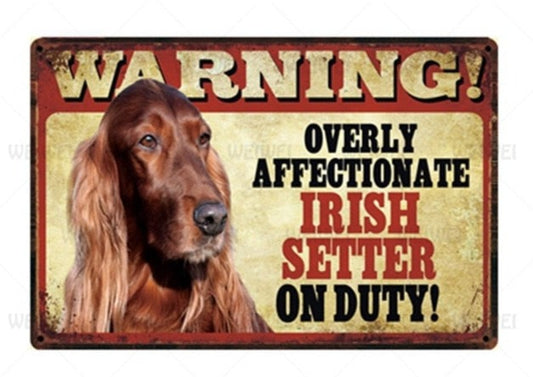 Overly Affectionate Dog Warning signs - Style's Bug Irish Setter