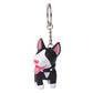 Smiling Bull Terrier keychains