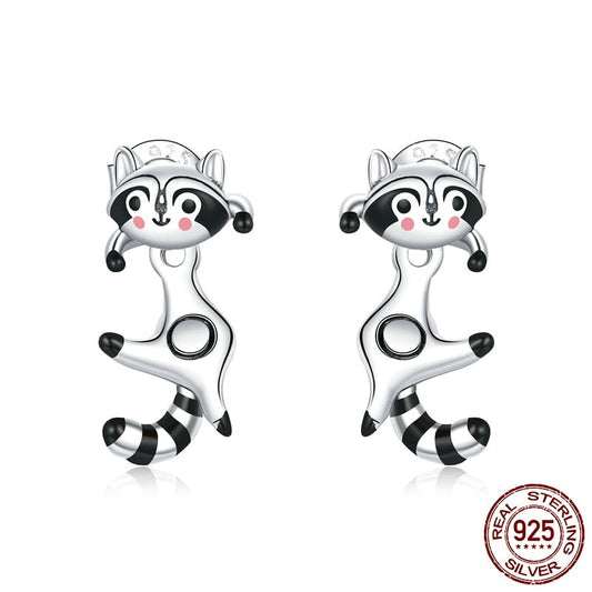 Dancing Raccoon Earrings - Style's Bug Default Title