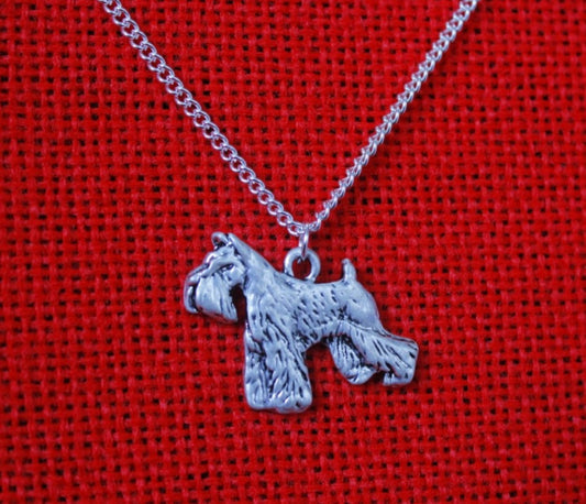 Realistic Schnauzer Necklace