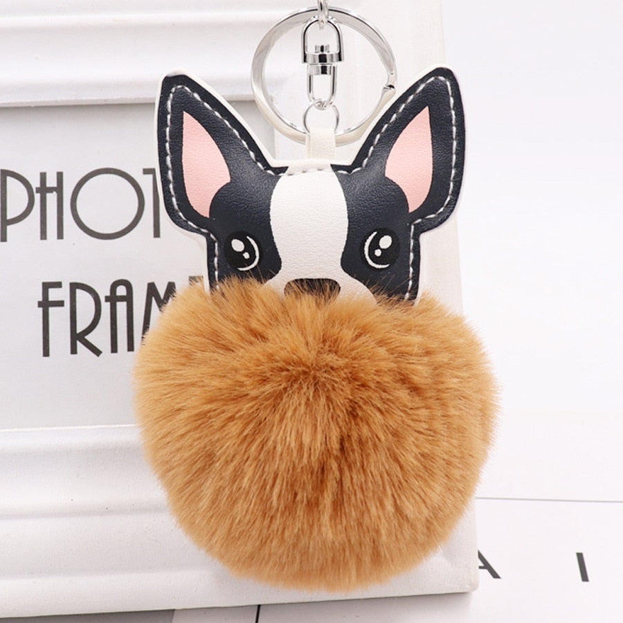 Fluffy Chihuahua keychains by SB (2pcs pack)