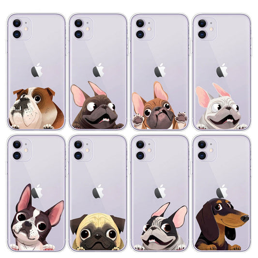 Funny cartoon dog iPhone cases - Style's Bug
