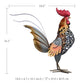 "Iron Heart" Rooster Sculpture - Style's Bug
