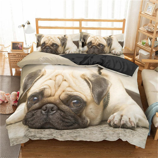 Cute Pug Duvet covers - Style's Bug US Twin 173x218cm