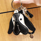 Serious Faced Basset Keychain