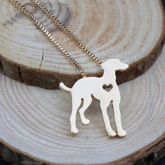 Realistic Greyhound necklace - Style's Bug Gold
