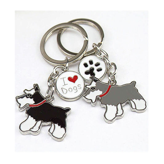 Schnauzer keychains by Style's Bug (2pcs pack) - Style's Bug