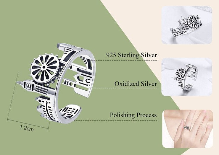 The Adjustable London ring by Style's Bug - Style's Bug