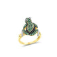 "Crystal Green Frog" jewelry by Style's Bug - Style's Bug