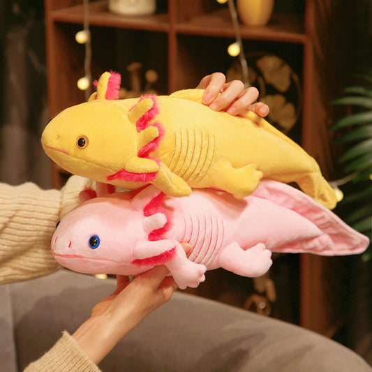 Realistic Axolotl plushies