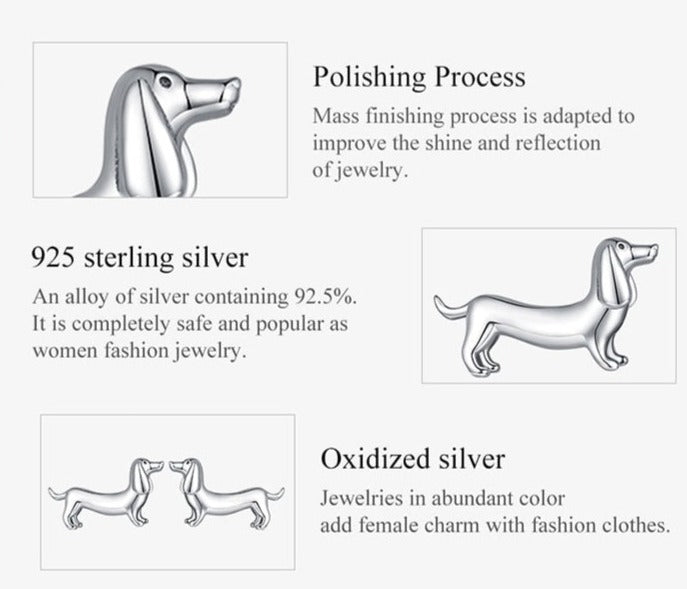 Realistic Dachshund jewellery by SB - Style's Bug