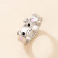 Pig face ring - Style's Bug Silver