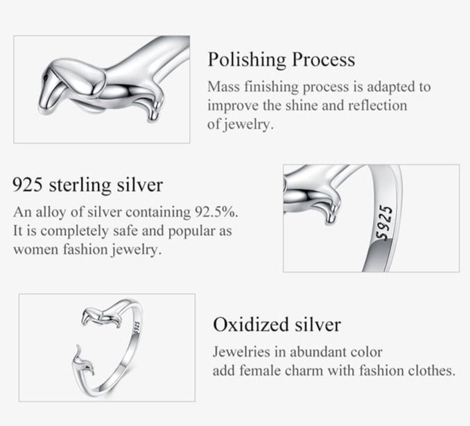 Realistic Dachshund jewellery by SB - Style's Bug
