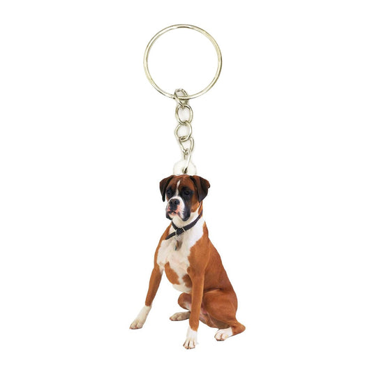 Realistic Sitting Boxer keychain by Style's Bug - Style's Bug Default Title