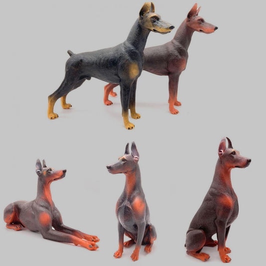 "Doby the Dobermann" Realistic ornaments by SB - Style's Bug