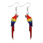 Artistic Parrot earrings