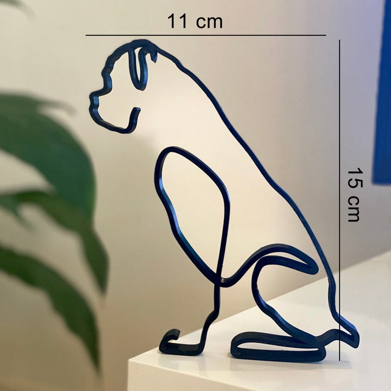 Realistic Dog shaped Standing ornaments - Style's Bug Boxer