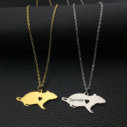 PAWsonalized Rat Necklace - Style's Bug Silver / 1 x necklace
