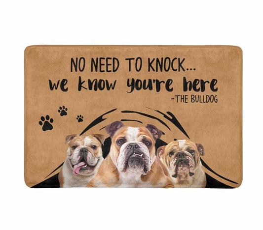 Funny Bulldog mats by Style's Bug - Style's Bug