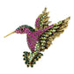 Realistic Hummingbird Brooches by SB