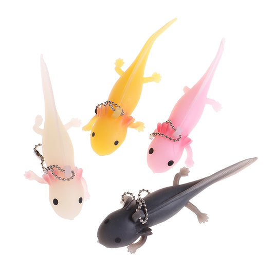 Squeezable Anti-stress Axolotl keychains by SB (3pcs pack) - Style's Bug