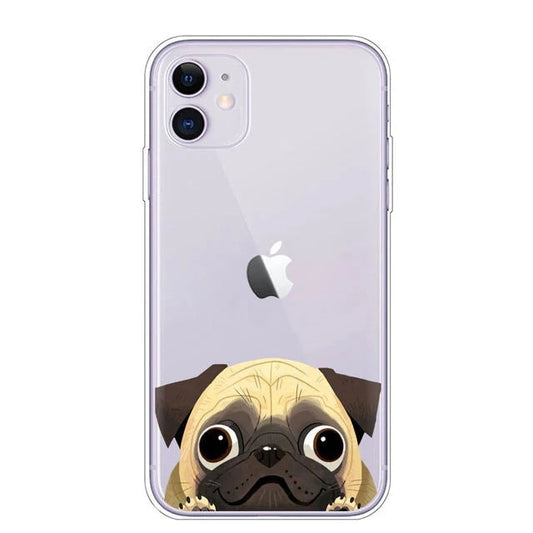 "Starring cartoon Pug" iPhone case - Style's Bug