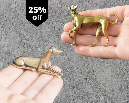 Brass Whippets / Greyhounds by Style's Bug