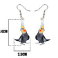 Artistic Parrot earrings