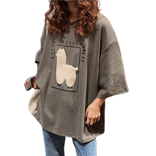 Llama/Alpaca Oversized T-shirt - Style's Bug