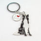Dog Keychains by Style's Bug (2pcs pack) - Style's Bug Border Collie