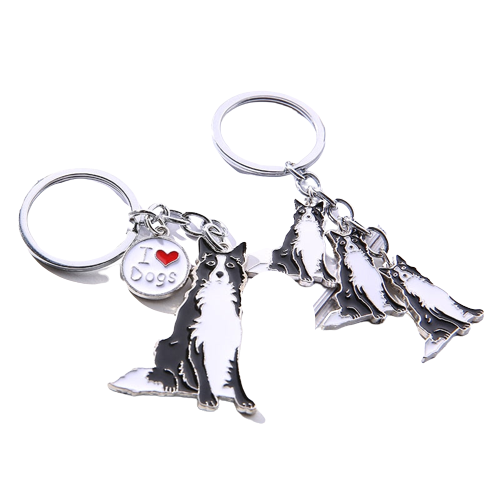 Border collie Keychains (2pcs pack) - Style's Bug