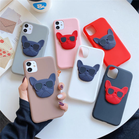 3D French bulldog Iphone cases by Style's Bug - Style's Bug