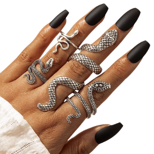 Snake ring set by Style's Bug (4pcs set) - Style's Bug