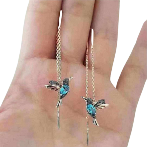 Hummingbird Drop earrings - Style's Bug