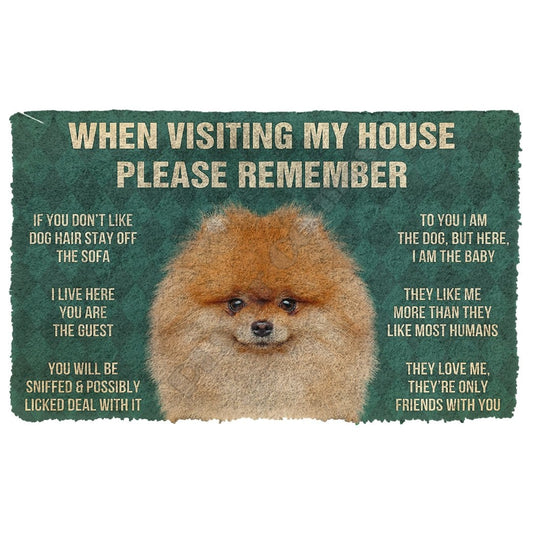 " Pomeranian rules " mat by Style's Bug - Style's Bug