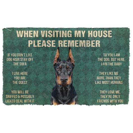 " Dobermann Pinscher rules " mat by Style's Bug - Style's Bug