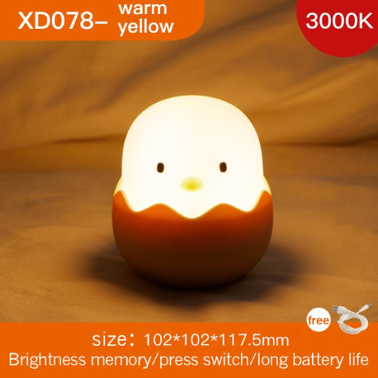Soft Chick Night Lamp by SB - Style's Bug Warm yellow