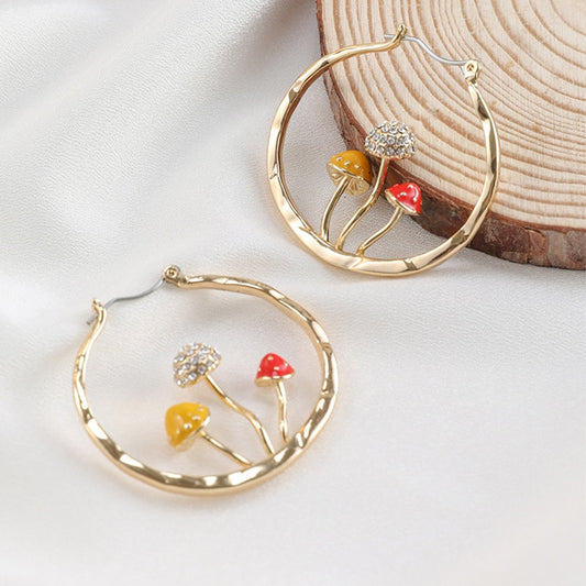 The Mushroom Trio Earrings by Style's Bug - Style's Bug