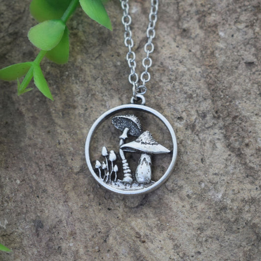 Witchy Forrest Mushroom Necklaces by Style's Bug - Style's Bug