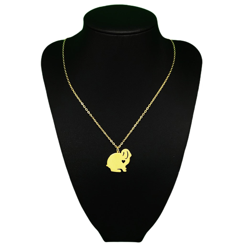 Gem Plush Pearl Bunny Necklace - Asian Lifestyle Boutique – CHOP SUEY CLUB