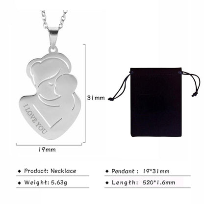 Custom Mom Baby necklace by Style's Bug - Style's Bug Gold / Mom - B